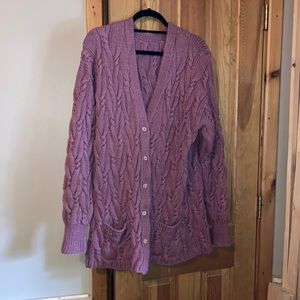 Hand knit cardigan